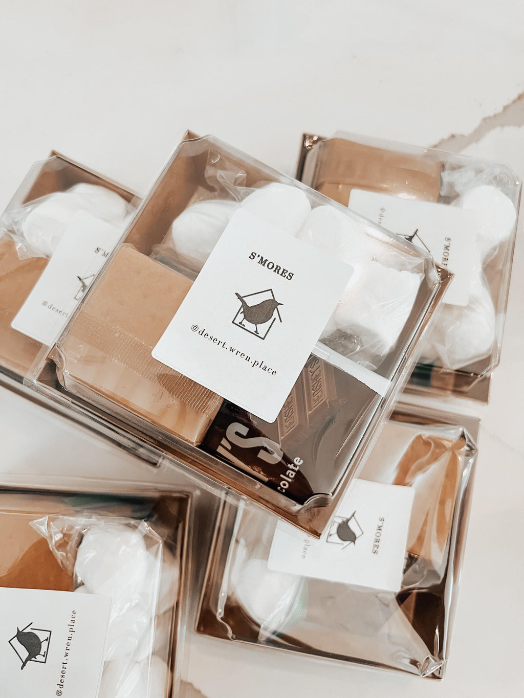 S’mores Kit Pack of 100 Individual Boxes - Custom Logo/Message Options