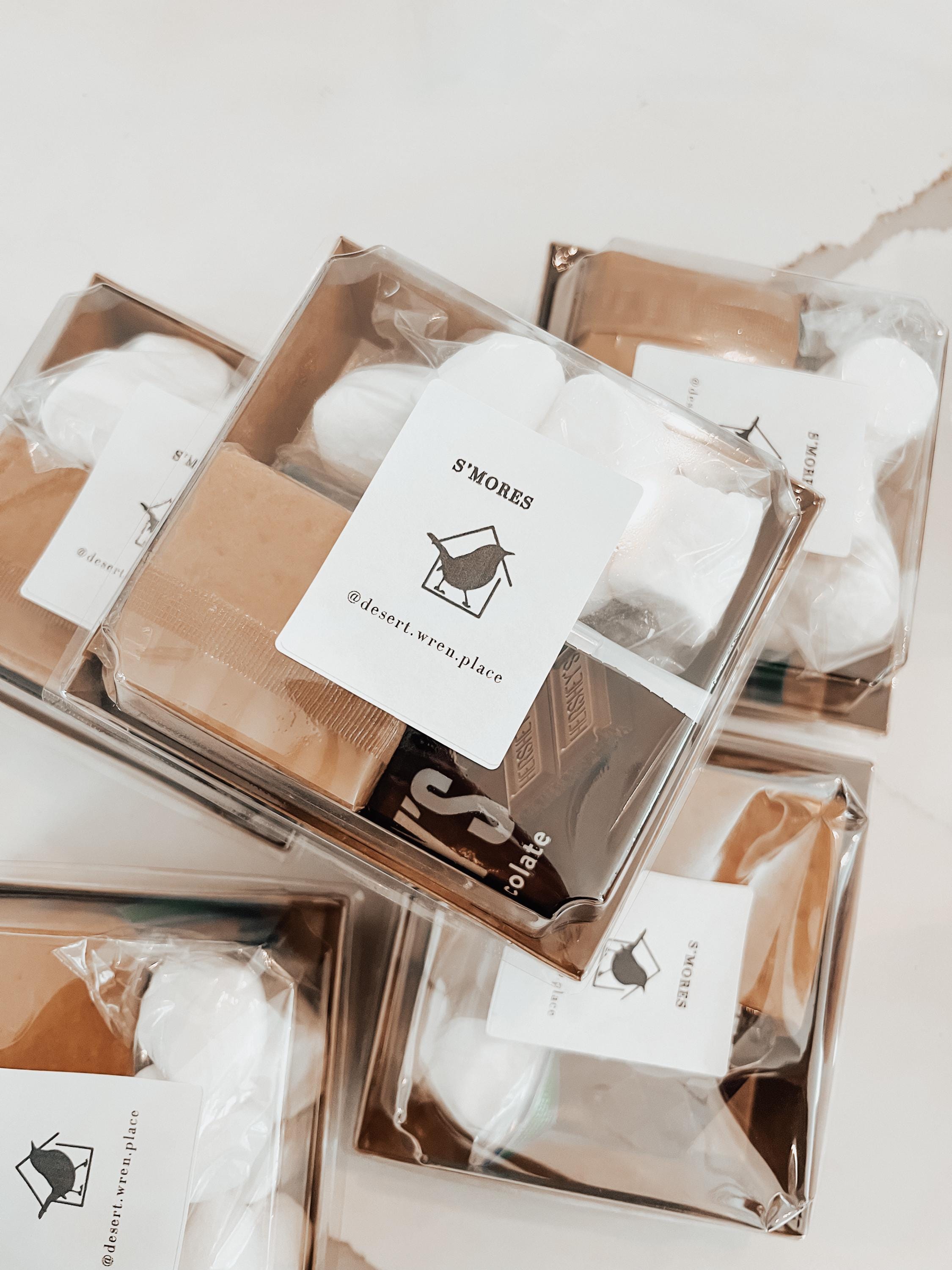 S’mores Kit Pack of 100 Individual Boxes - Custom Logo/Message Options